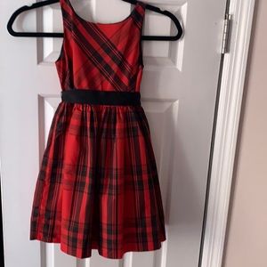 Girls Polo Ralph Lauren Red/Black Plaid Dress Size 6